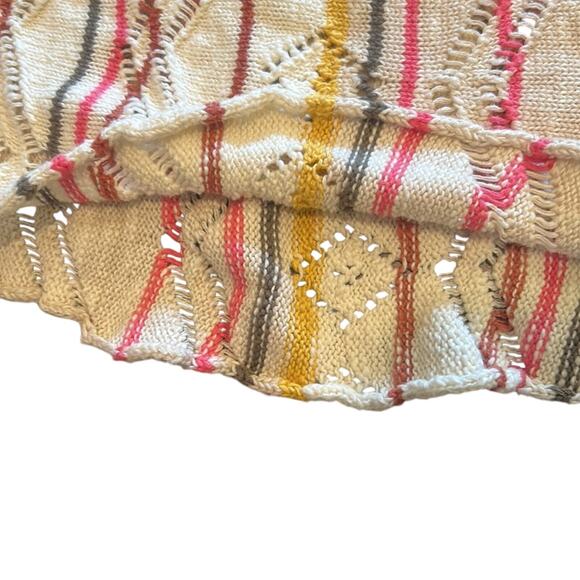 Sundance Patina Striped Sweater Elbow Sleeve Women Medium - Picture 5 of 7